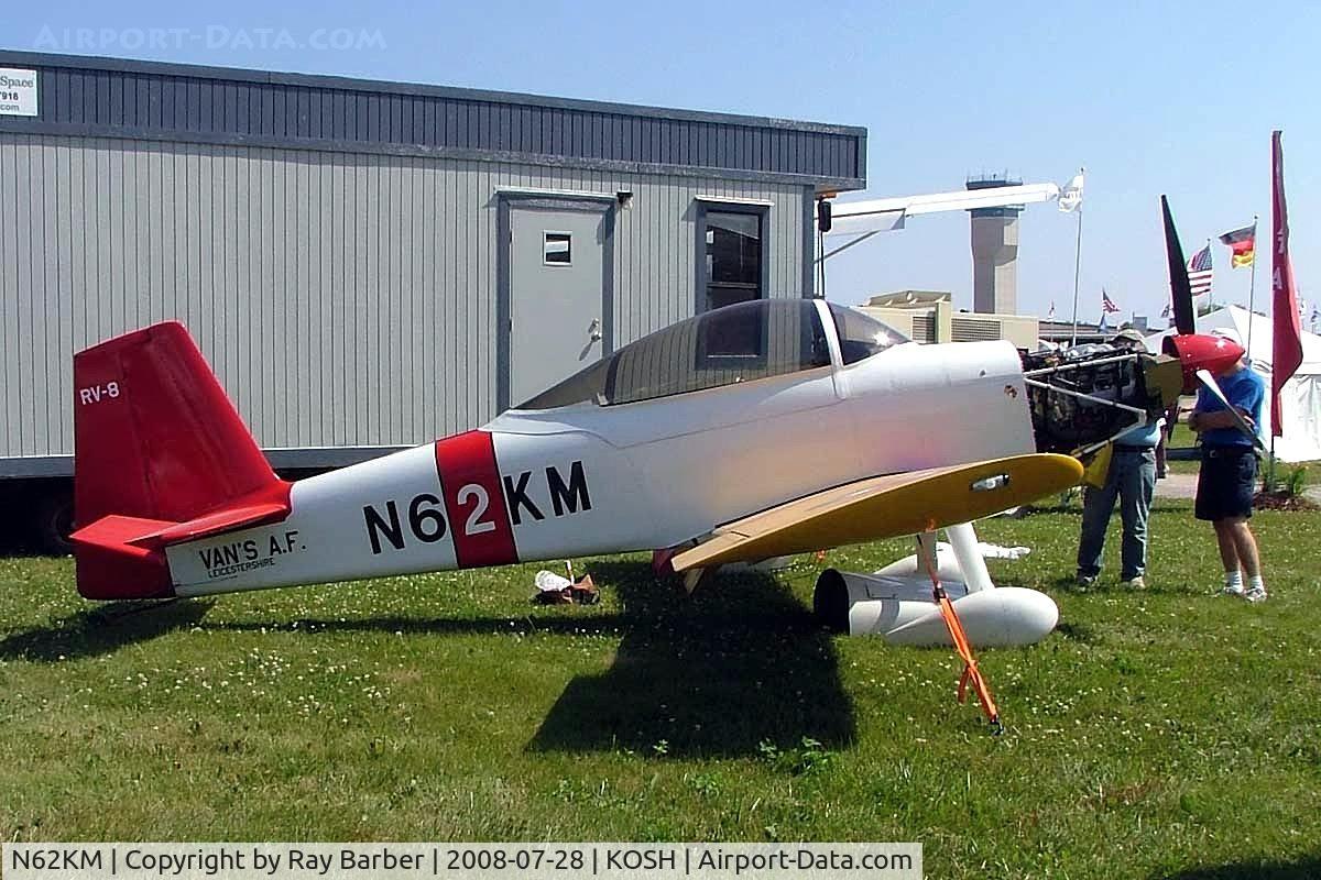 N62KM, Vans RV-8 C/N 81626, Vans RV-8 [81626] Oshkosh~N 28/07/2008