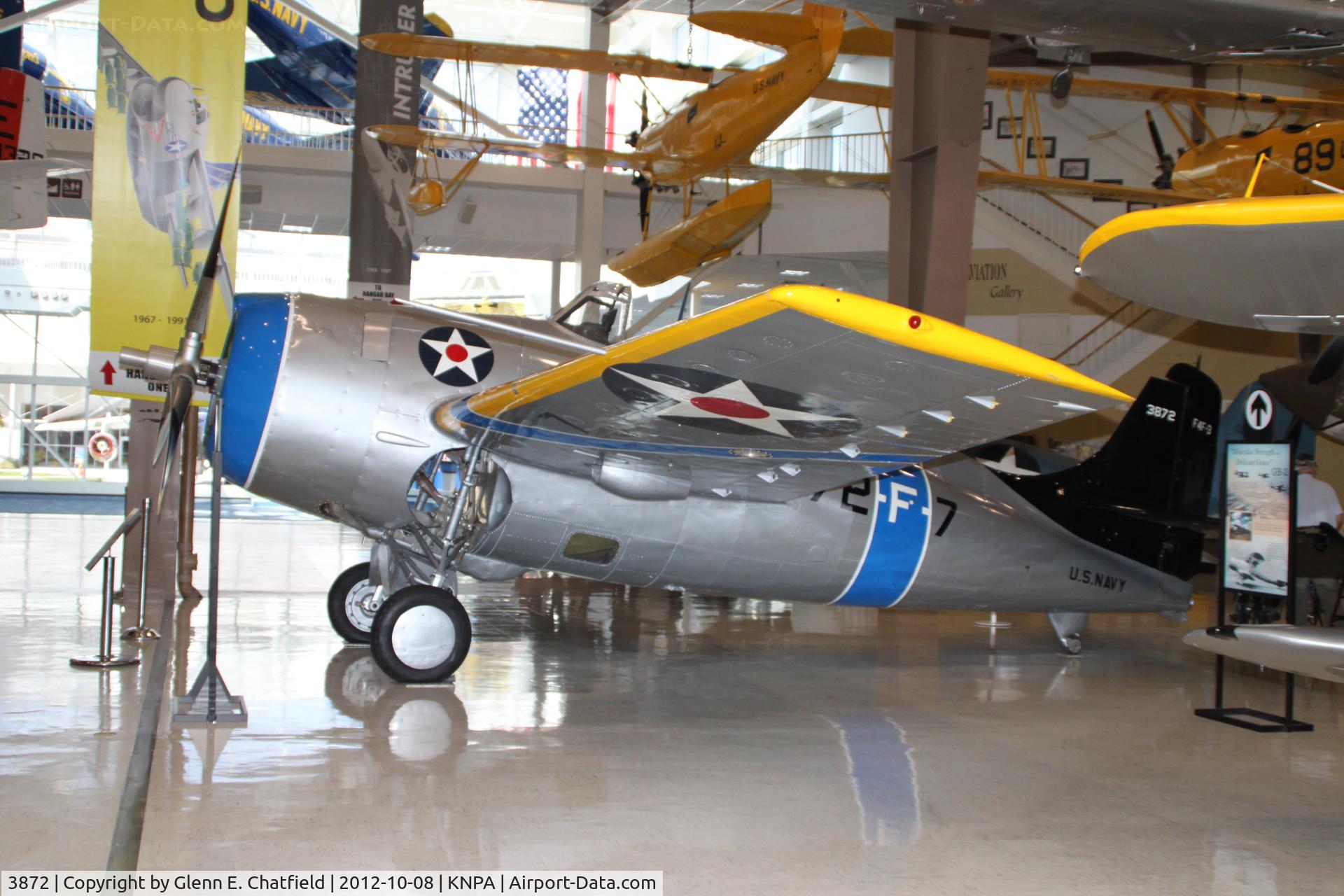 3872, Grumman F4F-3 Wildcat C/N 754, Naval Aviation Museum