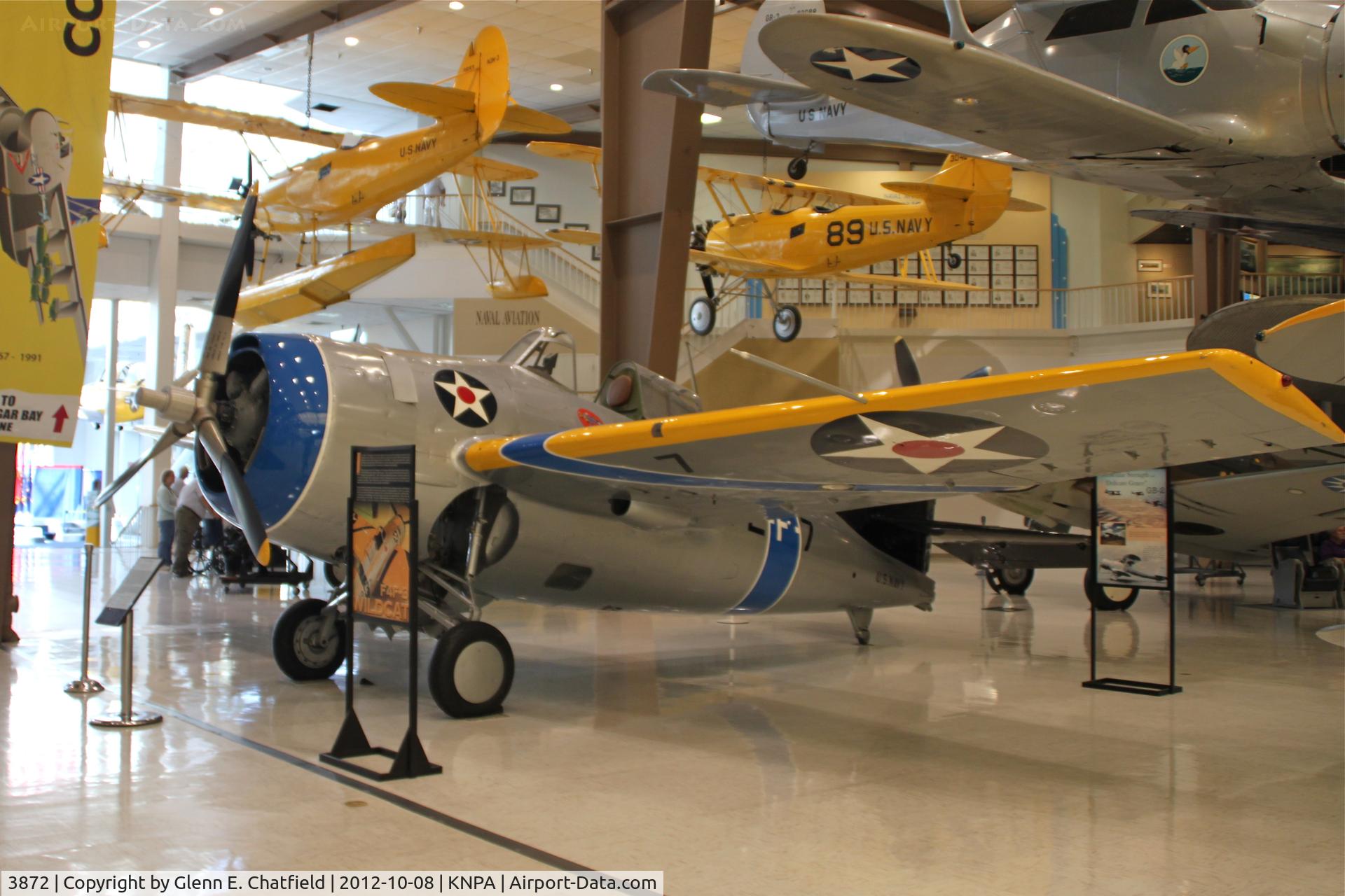 3872, Grumman F4F-3 Wildcat C/N 754, Naval Aviation Museum
