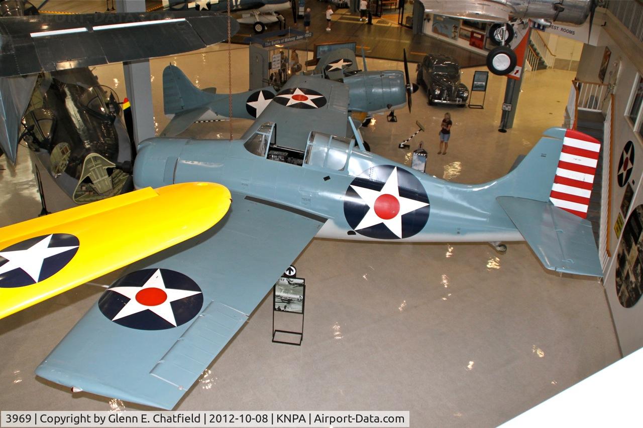 3969, Grumman F4F-3A Wildcat C/N 851, Naval Aviation Museum