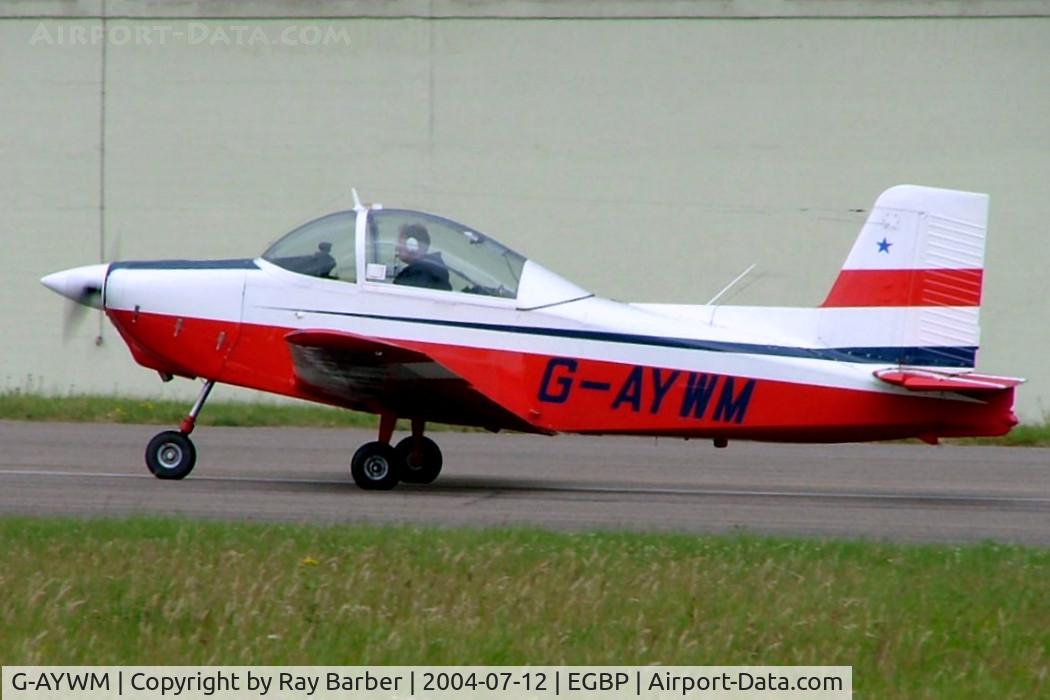 G-AYWM, 1971 AESL Glos-Airtourer Super 150/T6 C/N A534, AESL Airtourer T.4 [A.534] Kemble~G 12/07/2004