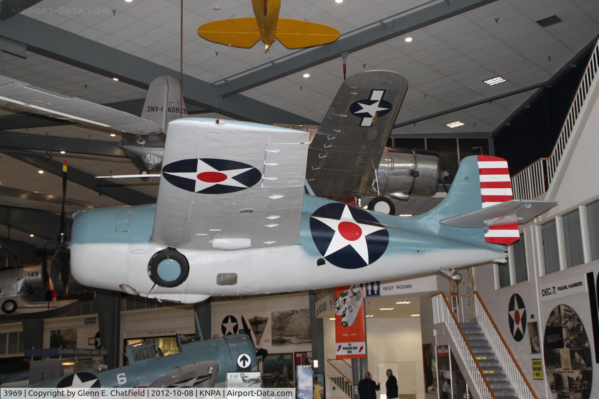 3969, Grumman F4F-3A Wildcat C/N 851, Naval Aviation Museum