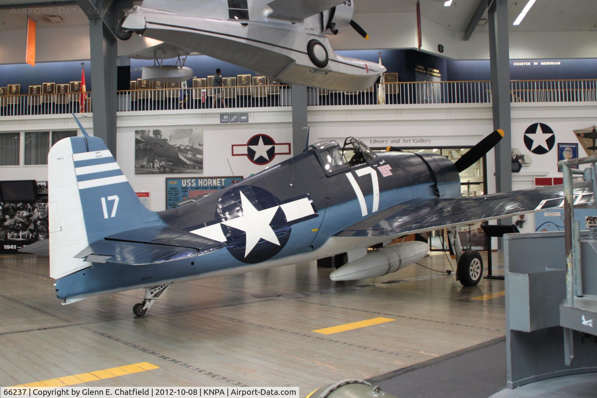 66237, Grumman F6F-3 Hellcat C/N A-1257, Naval Aviation Museum