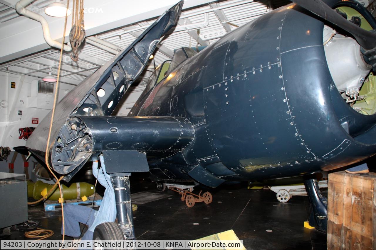 94203, Grumman F6F-5 Hellcat C/N A-11955, Naval Aviation Museum