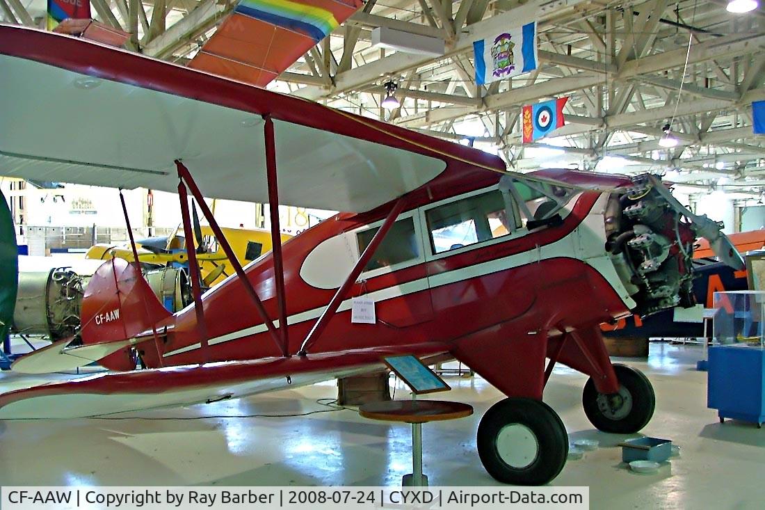 CF-AAW, 1933 Waco UIC C/N 3771, WACO UIC [3771]  Edmonton-City Centre Airport~C 24/07/2008