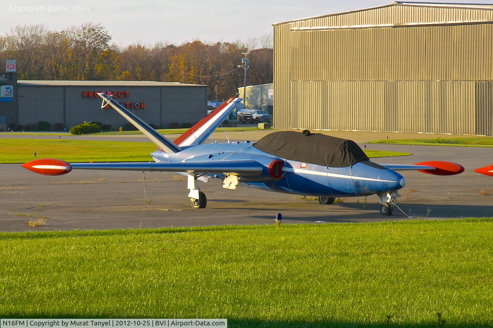 N16FM, 1961 Fouga (Valmet) CM-170R Magister C/N FM-26, Shackled and blindfolded @ Beaver County Airport
