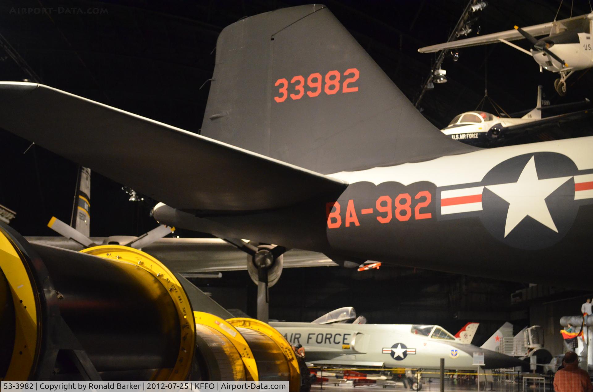53-3982, 1953 Martin EB-57D Canberra C/N 006, AF Museum
