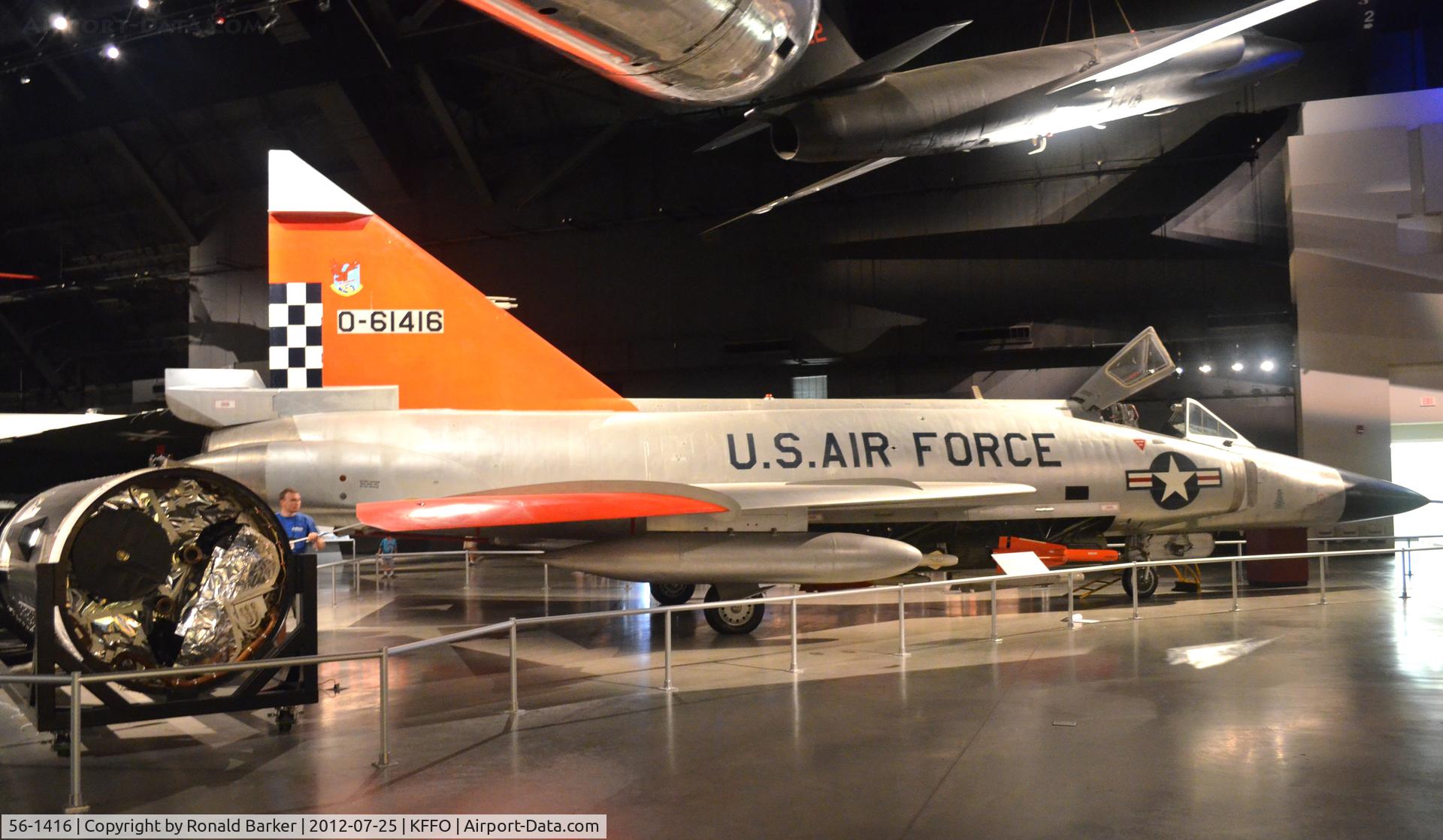 56-1416, 1956 Convair F-102A Delta Dagger C/N 8-10-363, AF Museum
