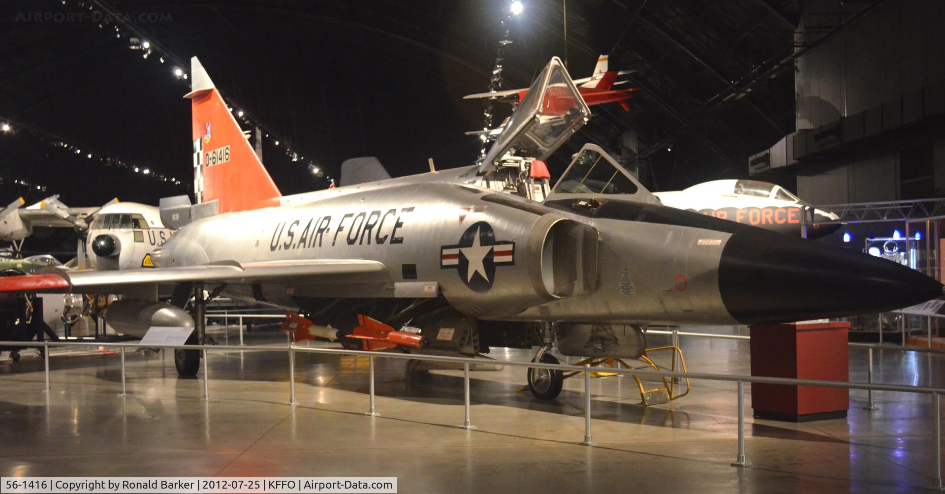 56-1416, 1956 Convair F-102A Delta Dagger C/N 8-10-363, AF Museum
