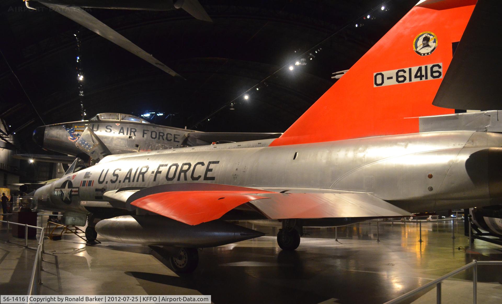 56-1416, 1956 Convair F-102A Delta Dagger C/N 8-10-363, AF Museum