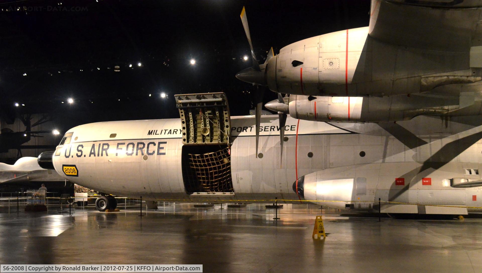56-2008, 1956 Douglas C-133A-25-DL Cargomaster C/N 45245, AF Museum