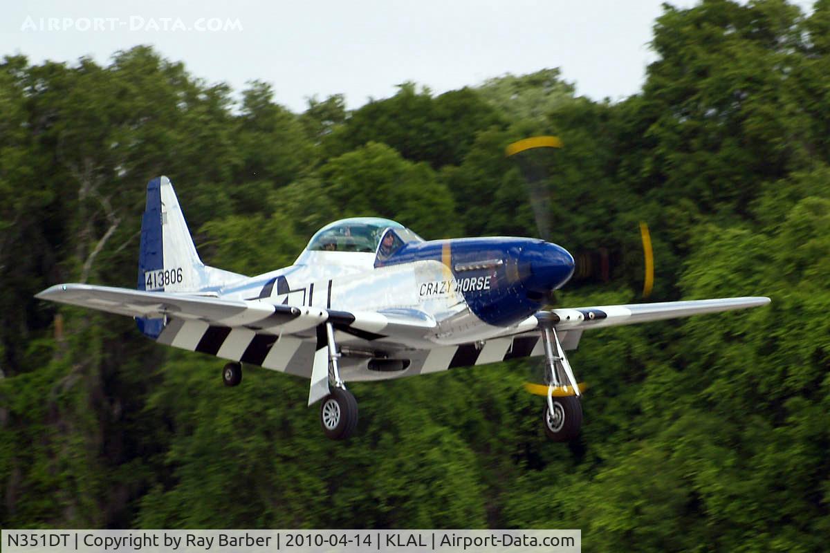 N351DT, 1944 North American P-51D Mustang C/N 122-41042, North American P-51D Mustang [122-41042] Lakeland-Linder~N 14/04/2010