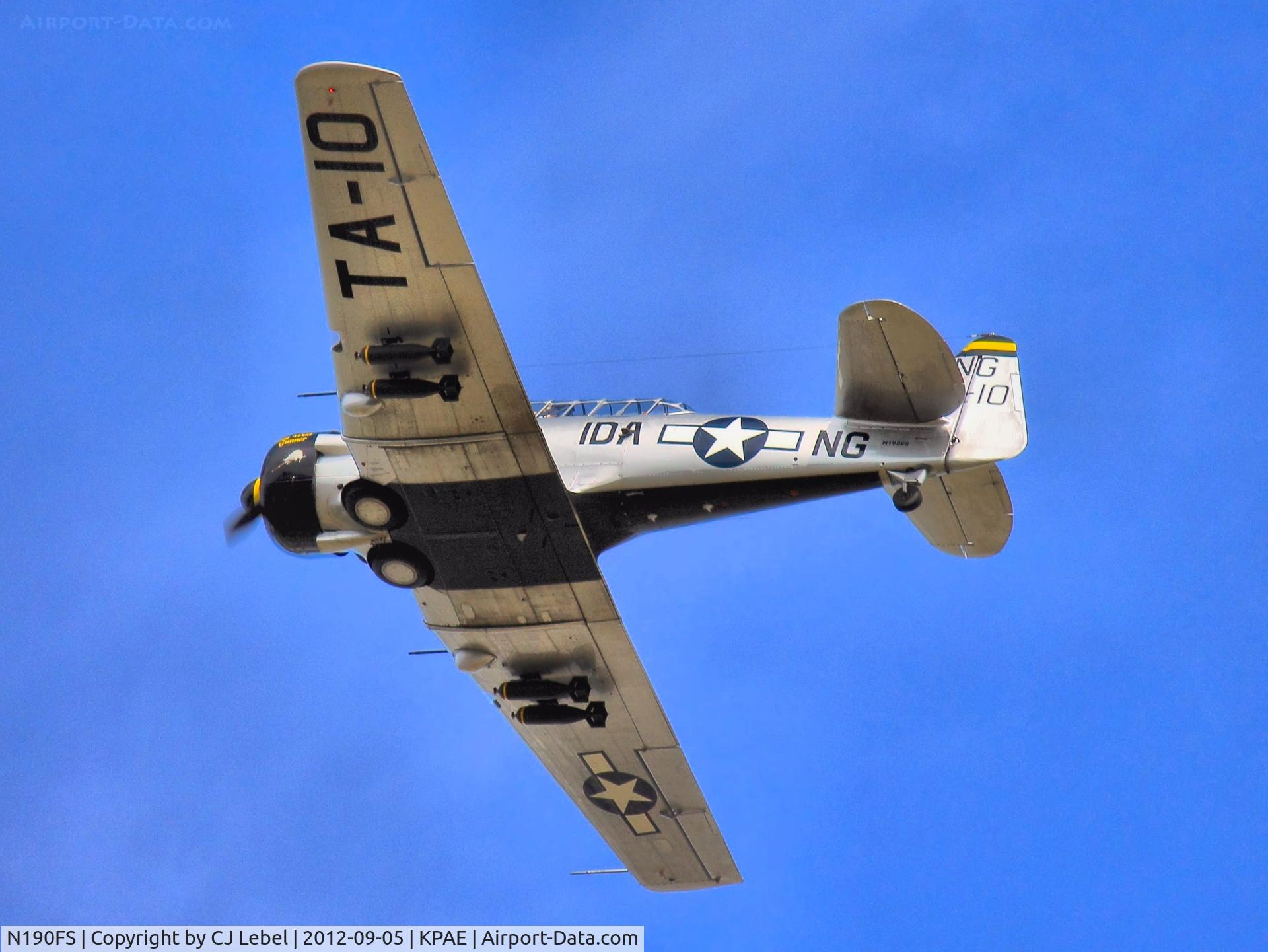 N190FS, 1942 North American AT-6D Texan C/N 88-15143, 