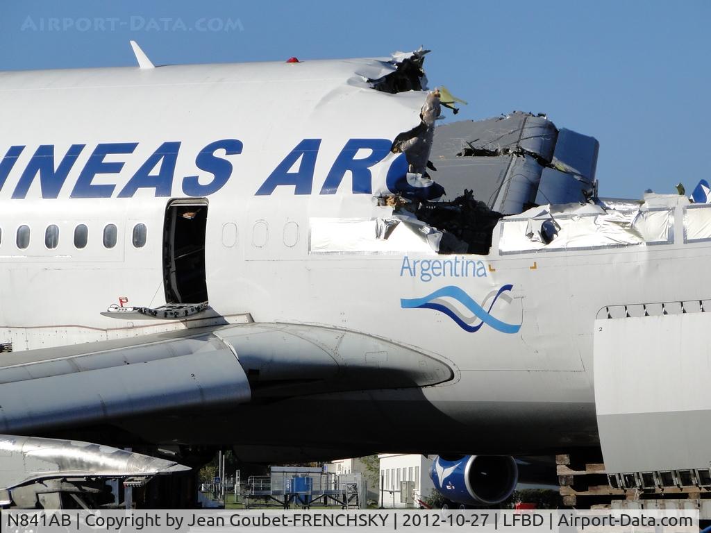 N841AB, 1993 Airbus A310-324 C/N 686, scrapped this day..... ex LV-AZL
