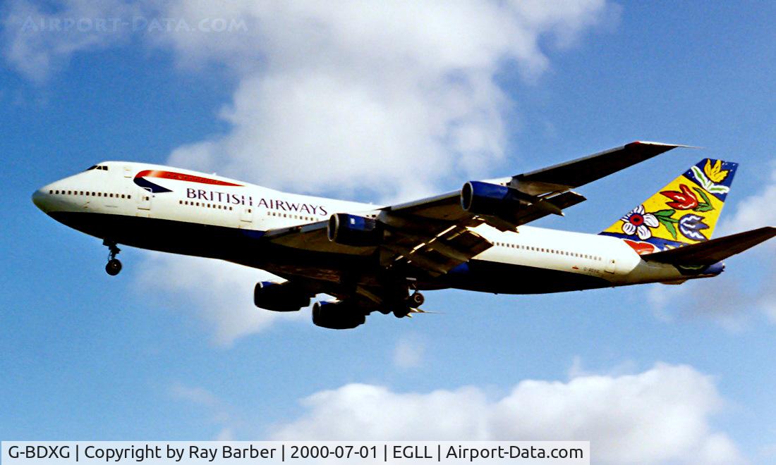 G-BDXG, 1977 Boeing 747-236B C/N 21536, Boeing 747-236B [21536] (British Airways) Heathrow~G 01/07/2000