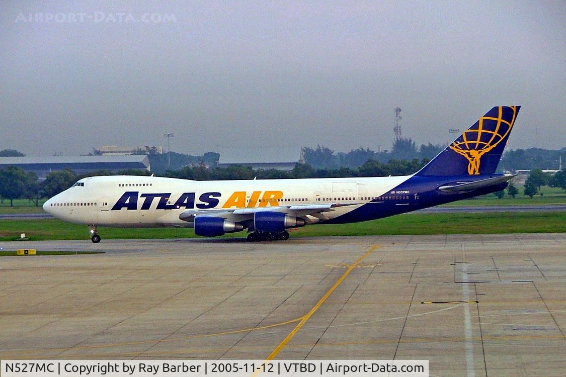 N527MC, 1981 Boeing 747-2D7B C/N 22471, Boeing 747-2D7B(SF) [22471] (Atlas Air) Bangkok~HS 12/11/2005