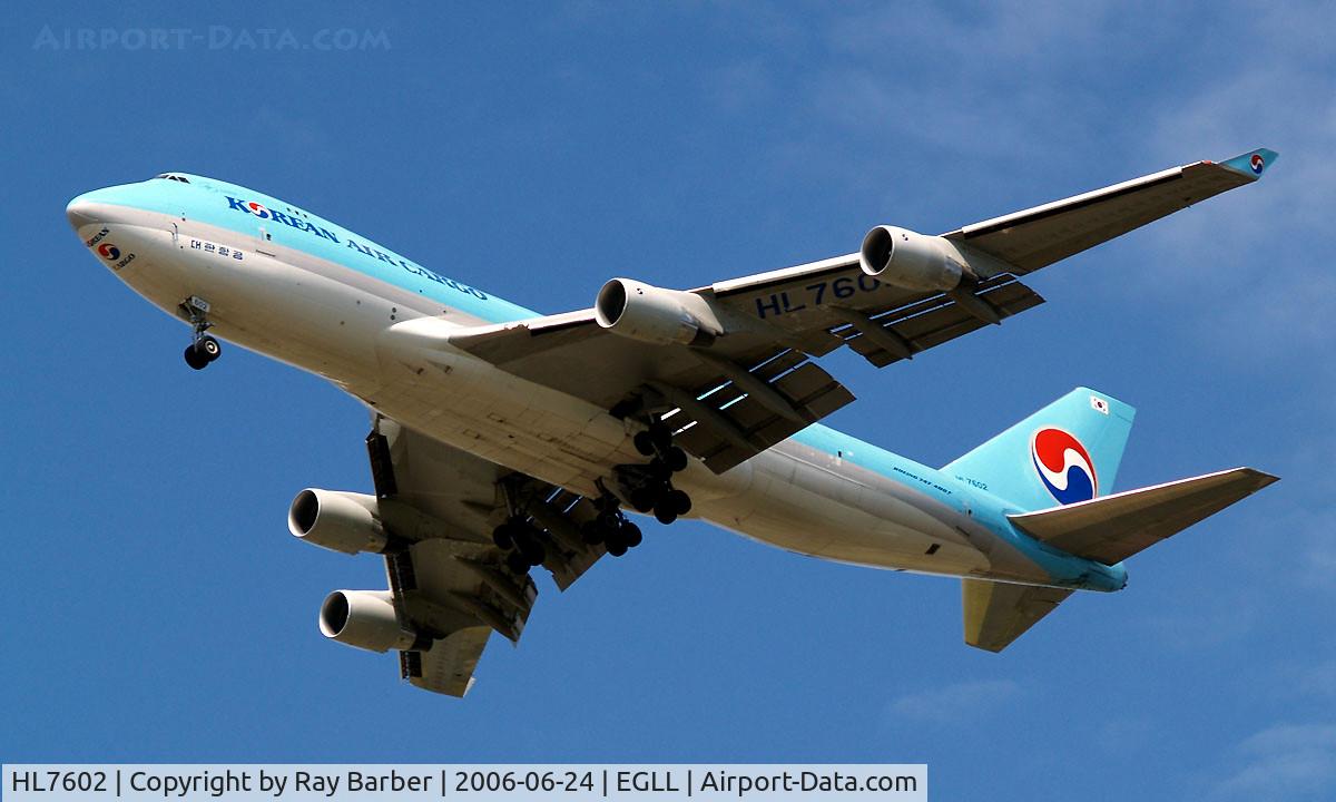 HL7602, 2005 Boeing 747-4B5F/SCD C/N 34301, Boeing 747-4B5ERF [34301] (Korean Air) Home~G 24/06/2006