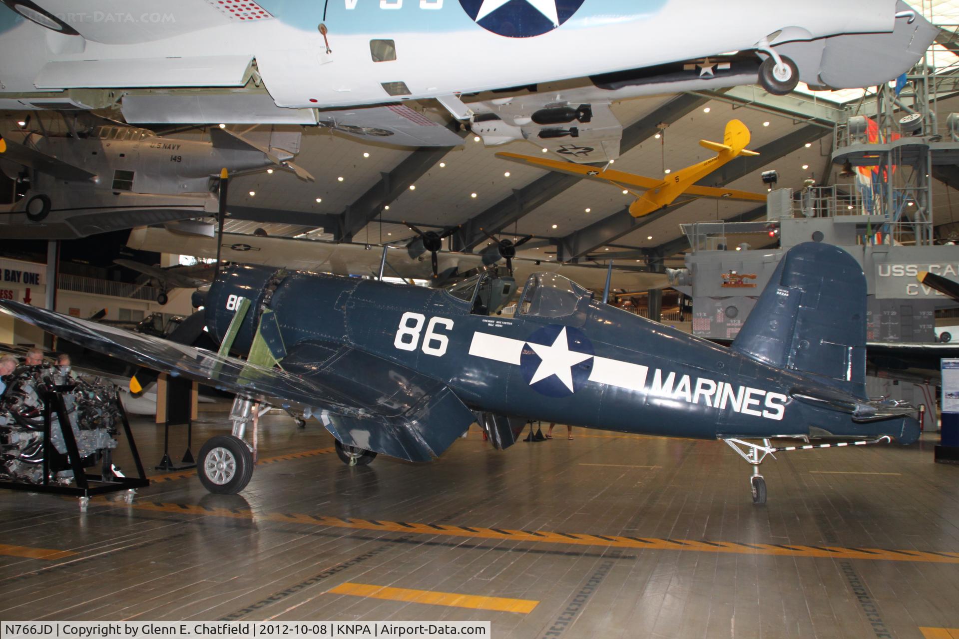N766JD, Goodyear FG-1D Corsair C/N 3507, Naval Aviation Museum