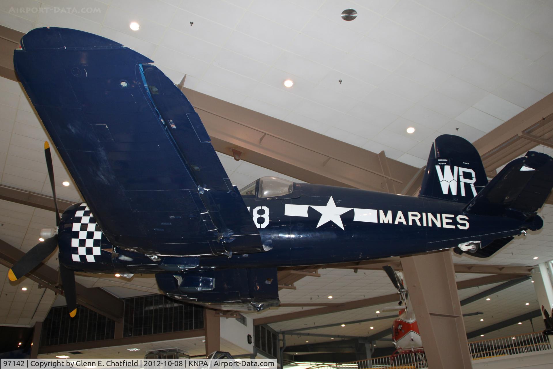 97142, Vought F4U-4 Corsair C/N 9296, Naval Aviation Museum