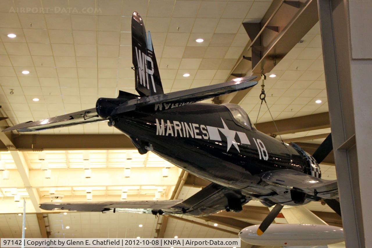 97142, Vought F4U-4 Corsair C/N 9296, Naval Aviation Museum