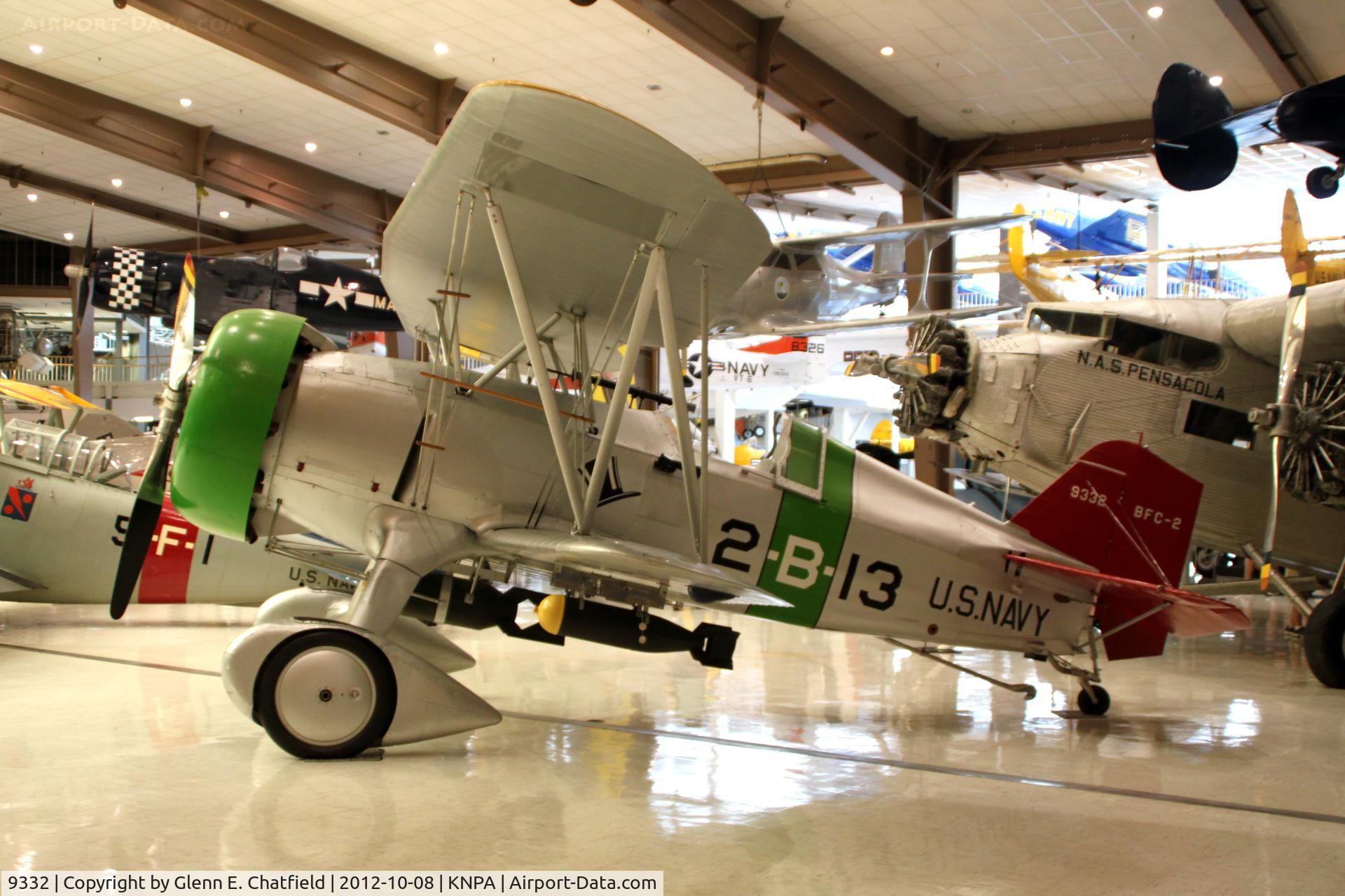 9332, 1937 Curtiss BFC-2 Goshawk C/N Not found 9332, Naval Aviation Museum