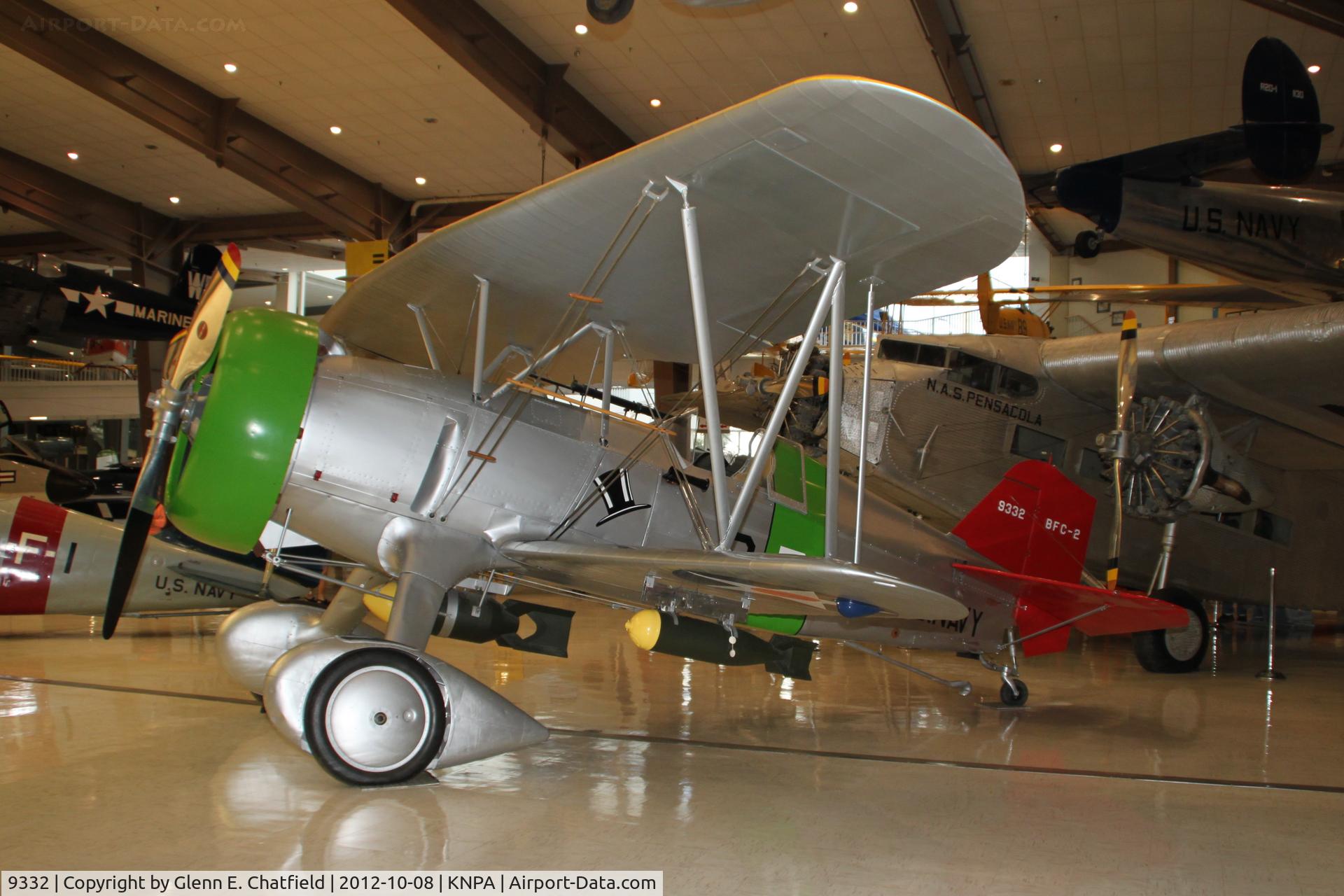9332, 1937 Curtiss BFC-2 Goshawk C/N Not found 9332, Naval Aviation Museum
