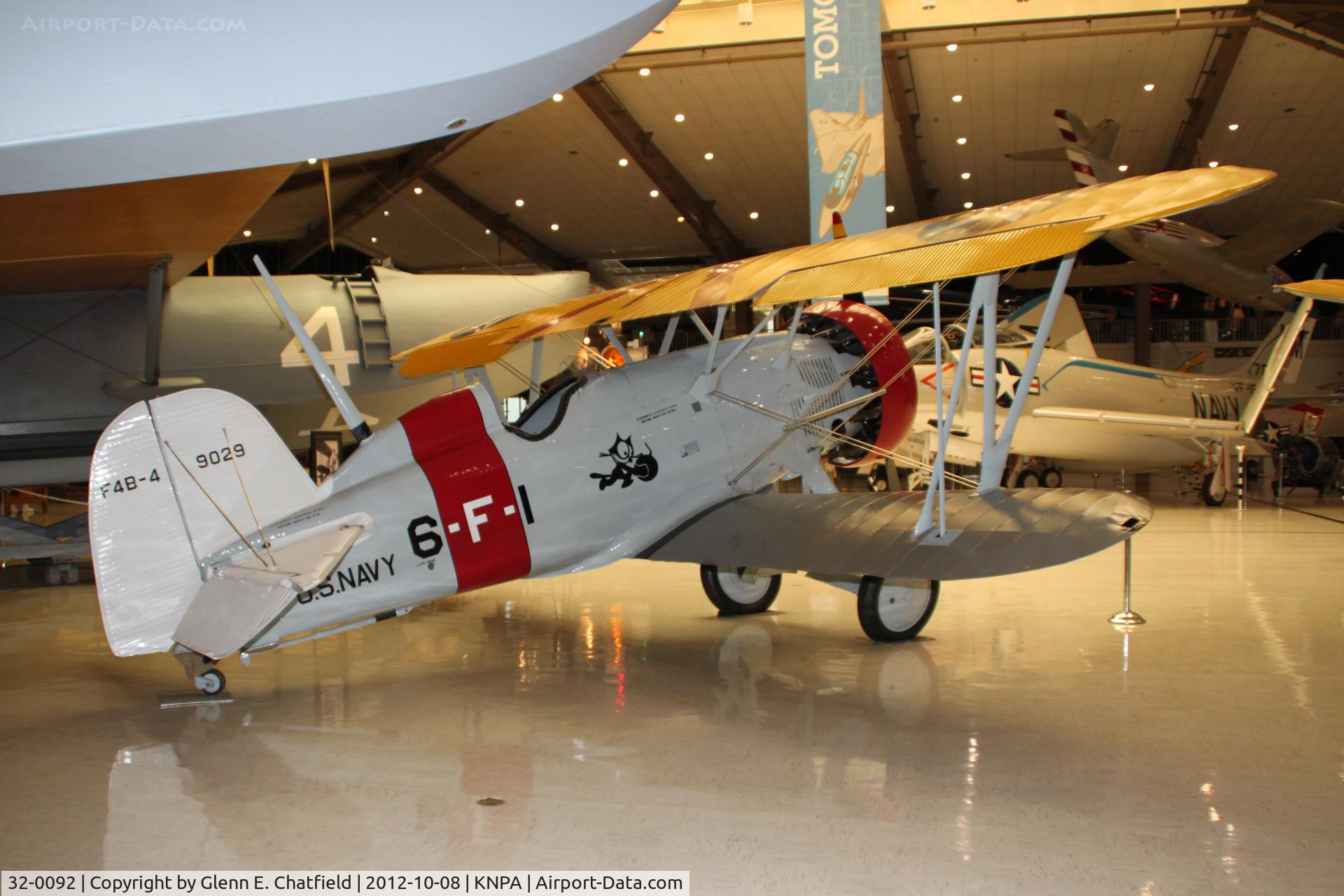 32-0092, 1932 Boeing P-12F C/N 1587, Naval Aviation Museum