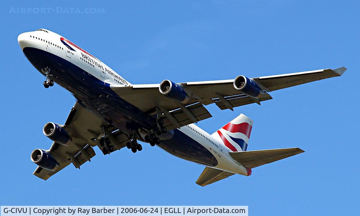 G-CIVU, 1998 Boeing 747-436 C/N 25810, Boeing 747-436 [25810] (British Airways) Home~G 24/06/2006