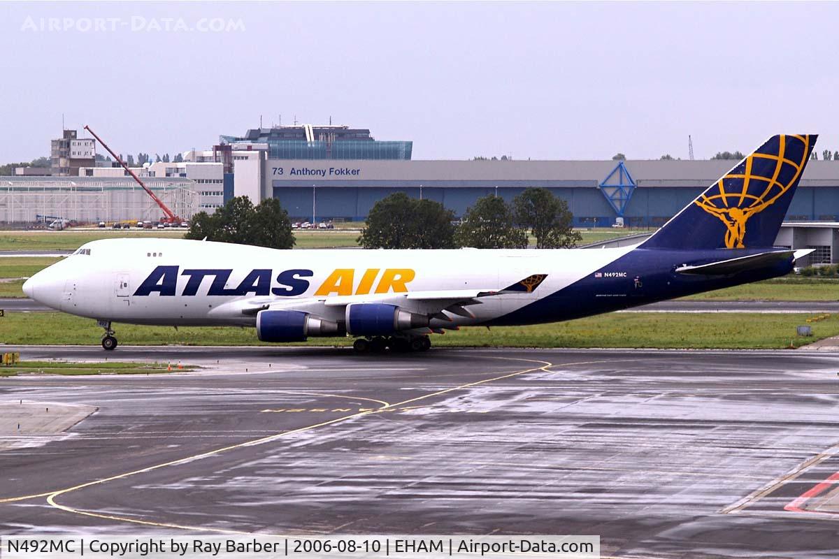 N492MC, 1998 Boeing 747-47UF C/N 29253, Boeing 747-47UF [29253] (Atlas Air) Schiphol~PH 10/08/2006
