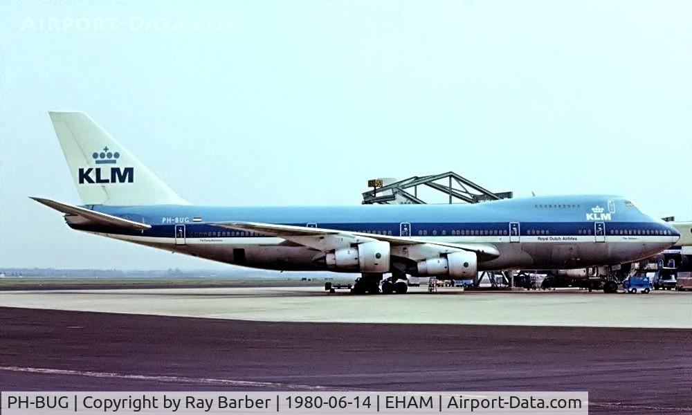 PH-BUG, 1971 Boeing 747-206B C/N 20427, Boeing 747-206B [20427] (KLM Royal Dutch Airlines) Schiphol~PH 14/06/1980
