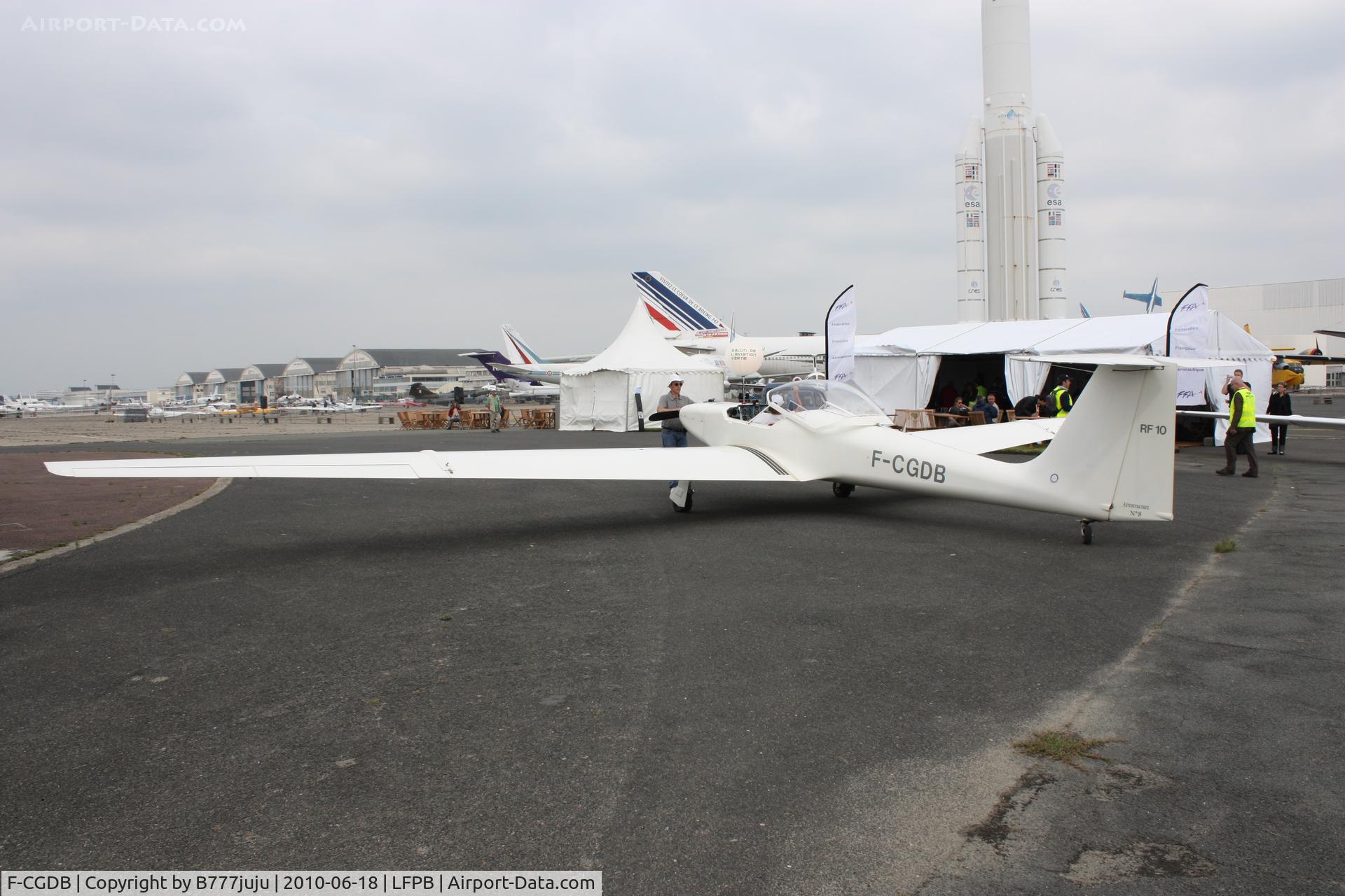F-CGDB, Fournier RF-10 C/N 8, at Le Bourget