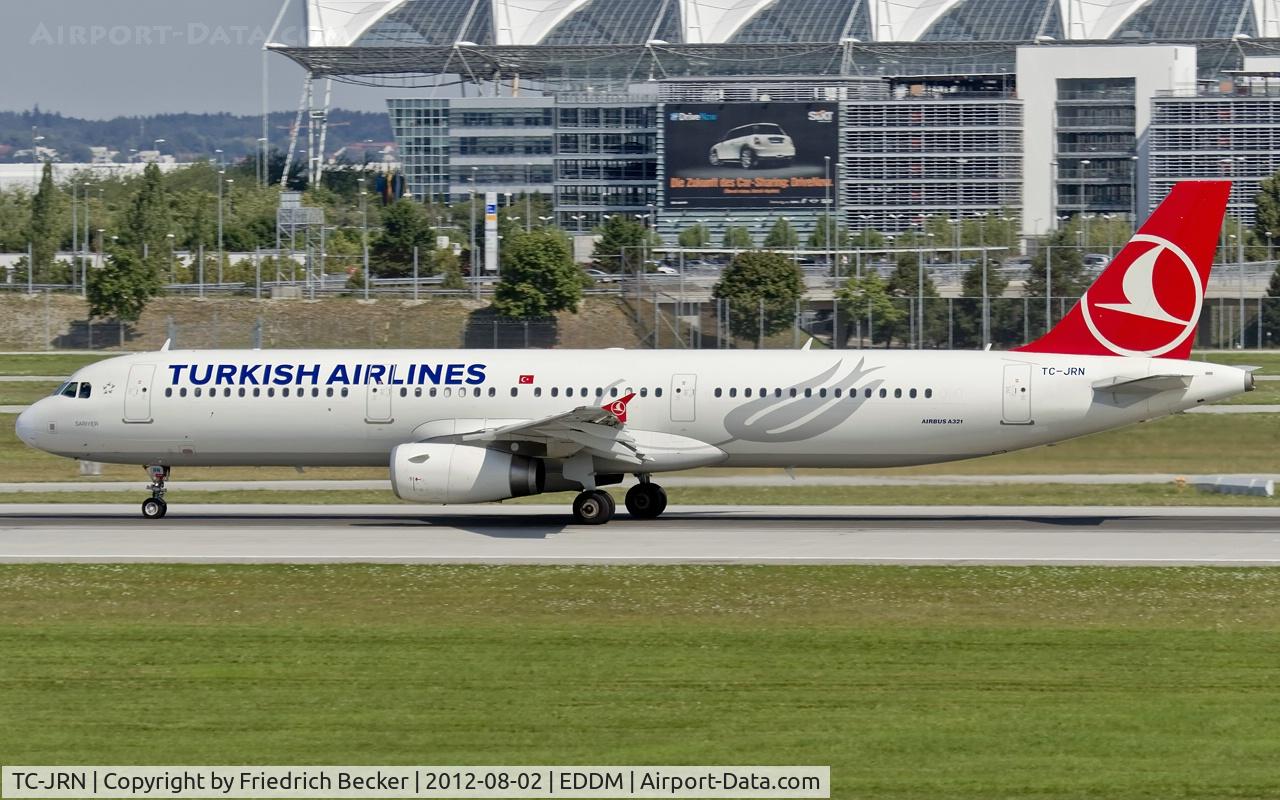 TC-JRN, 2011 Airbus A321-231 C/N 4654, departure from Munich