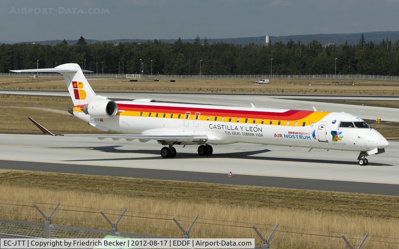 EC-JTT, 2006 Bombardier CRJ-900 (CL-600-2D24) C/N 15074, taxying to the gate