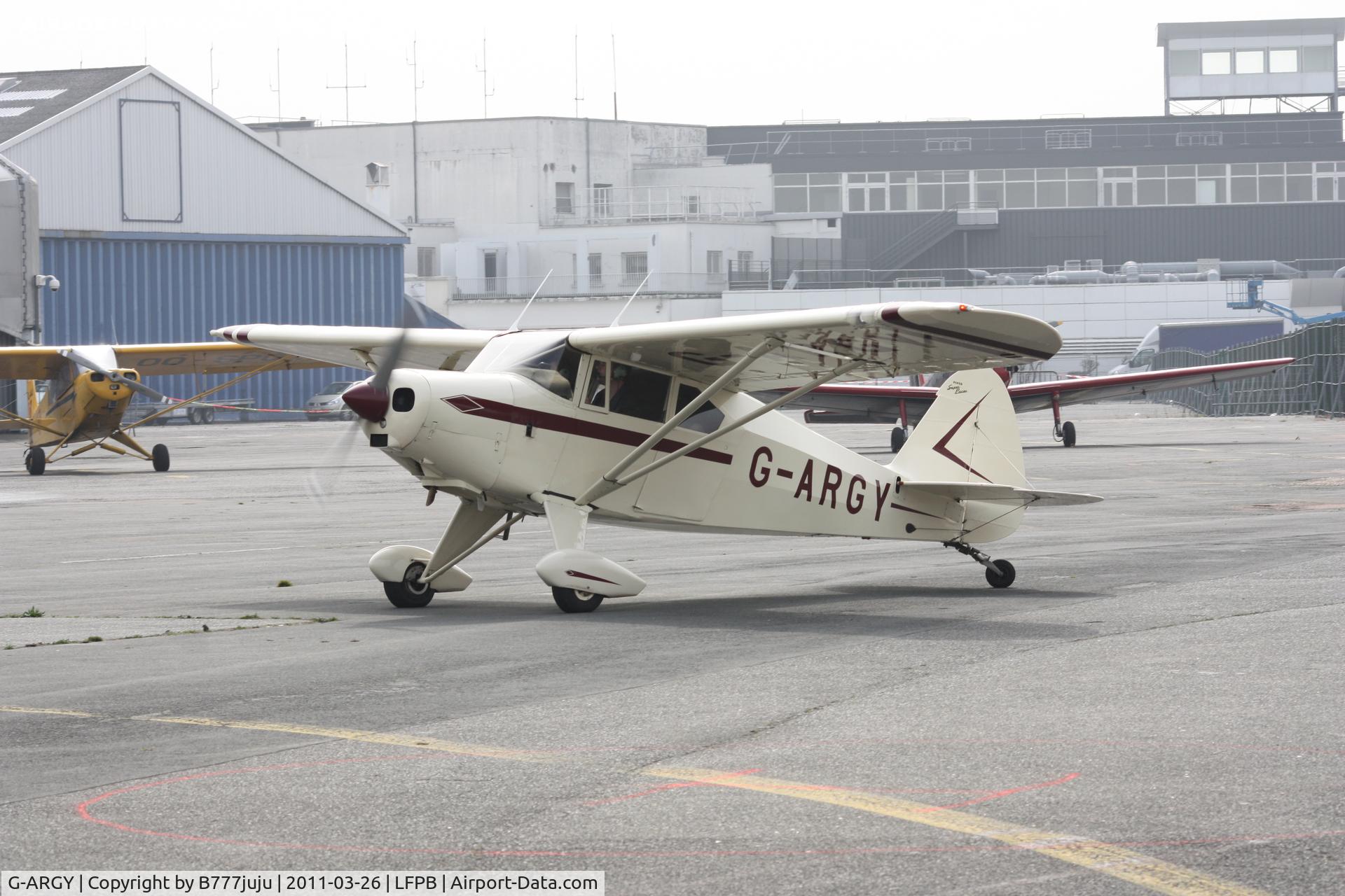 G-ARGY, 1960 Piper PA-22-160(TD) Tri Pacer C/N 22-7620, at Le Bourget