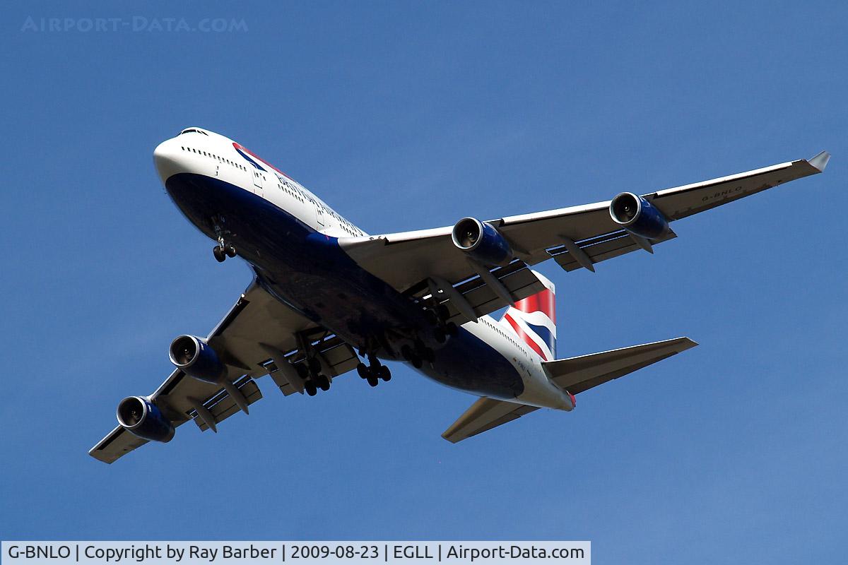 G-BNLO, 1990 Boeing 747-436 C/N 24057, Boeing 747-436 [24057] (British Airways) Home~G 23/08/2009