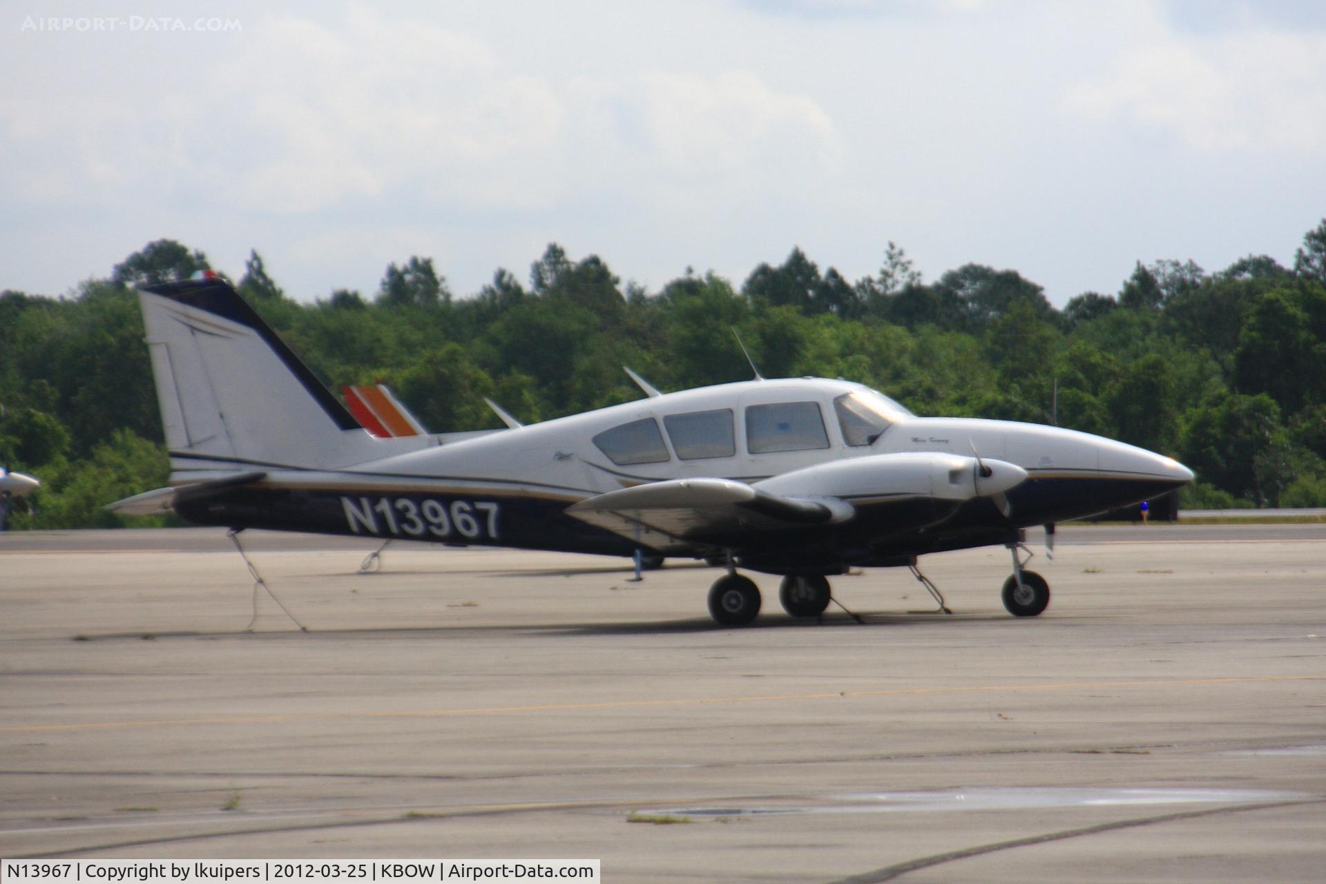 N13967, 1970 Piper PA-23-250 Aztec C/N 27-4582, At rest on Bartow Municipal Airport