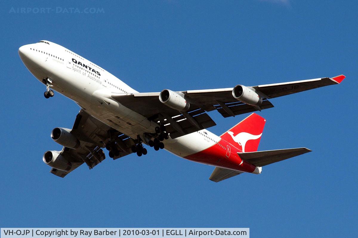 VH-OJP, 1992 Boeing 747-438 C/N 25545, Boeing 747-438 [25545] (QANTAS) Home~G 01/03/2010.
