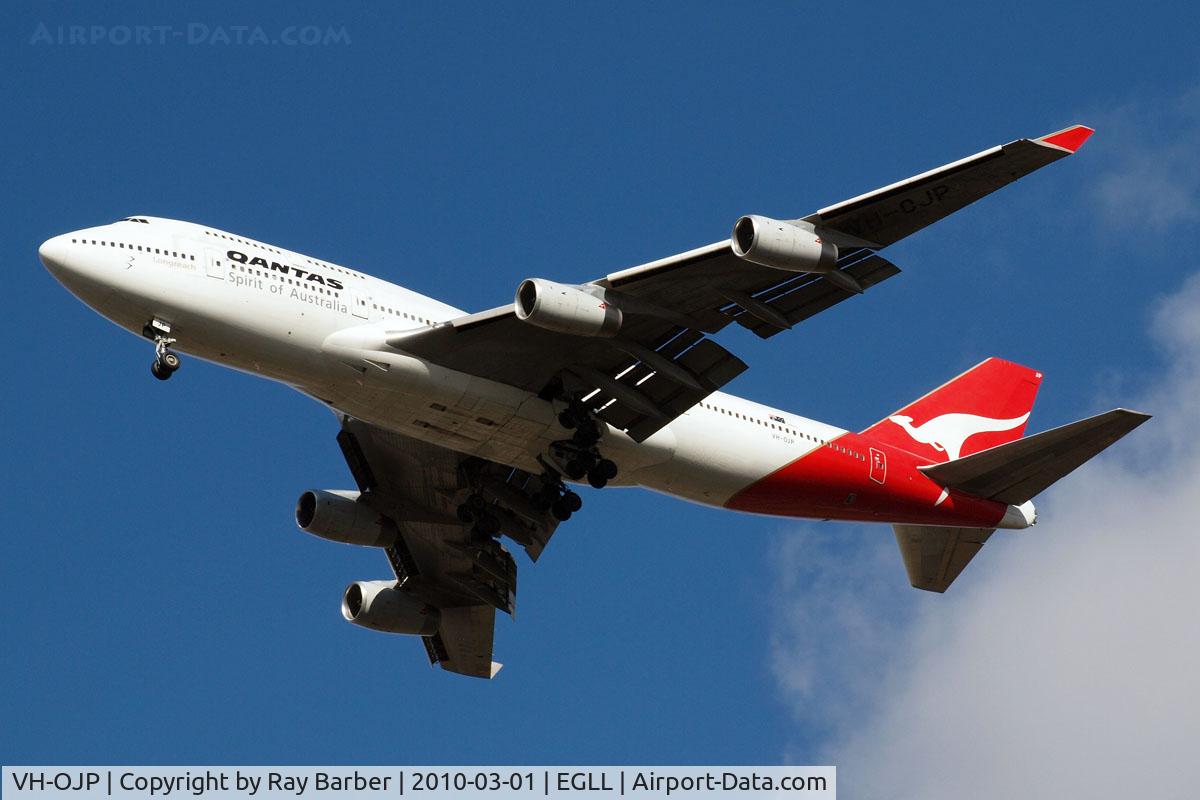 VH-OJP, 1992 Boeing 747-438 C/N 25545, Boeing 747-438 [25545] (QANTAS) Home~G 01/03/2010
