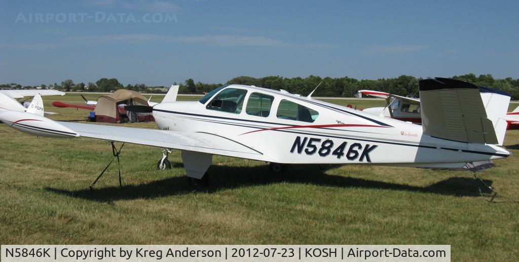 N5846K, 1965 Beech S35 Bonanza C/N D-7847, EAA AirVenture 2012
