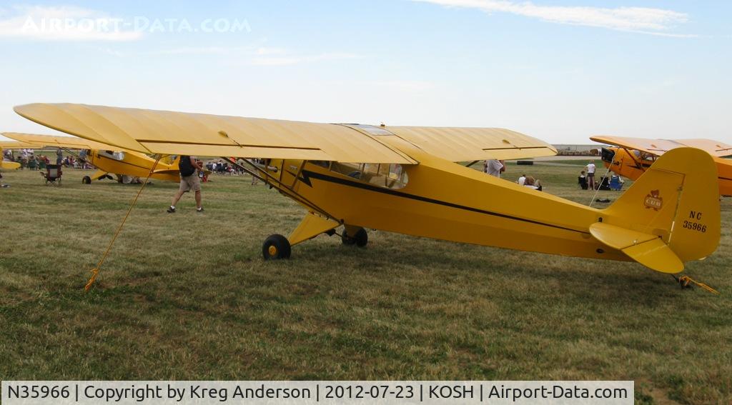 N35966, 1941 Piper J3L-65 Cub C/N 6683, EAA AirVenture 2012