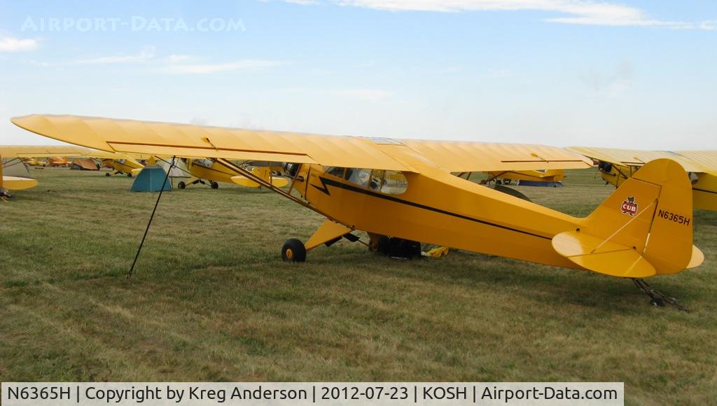 N6365H, 1946 Piper J3C-65 Cub C/N 19545, EAA AirVenture 2012