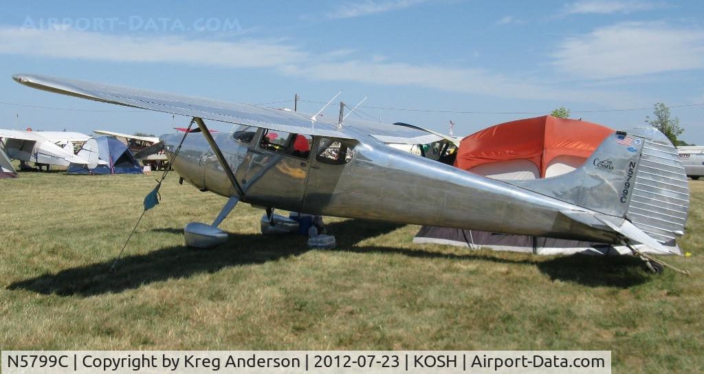 N5799C, 1950 Cessna 170A C/N 19753, EAA AirVenture 2012