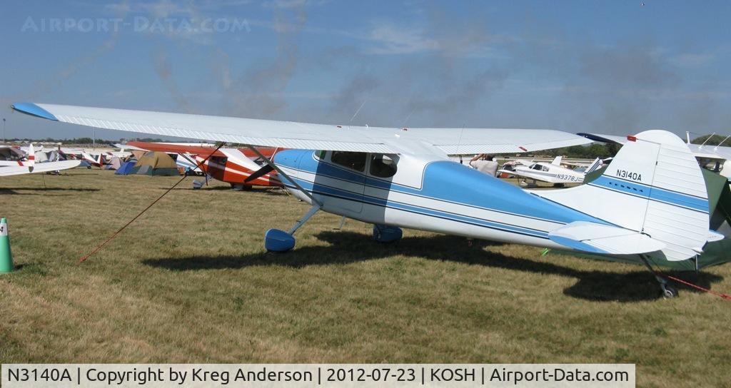 N3140A, 1953 Cessna 170B C/N 25784, EAA AirVenture 2012