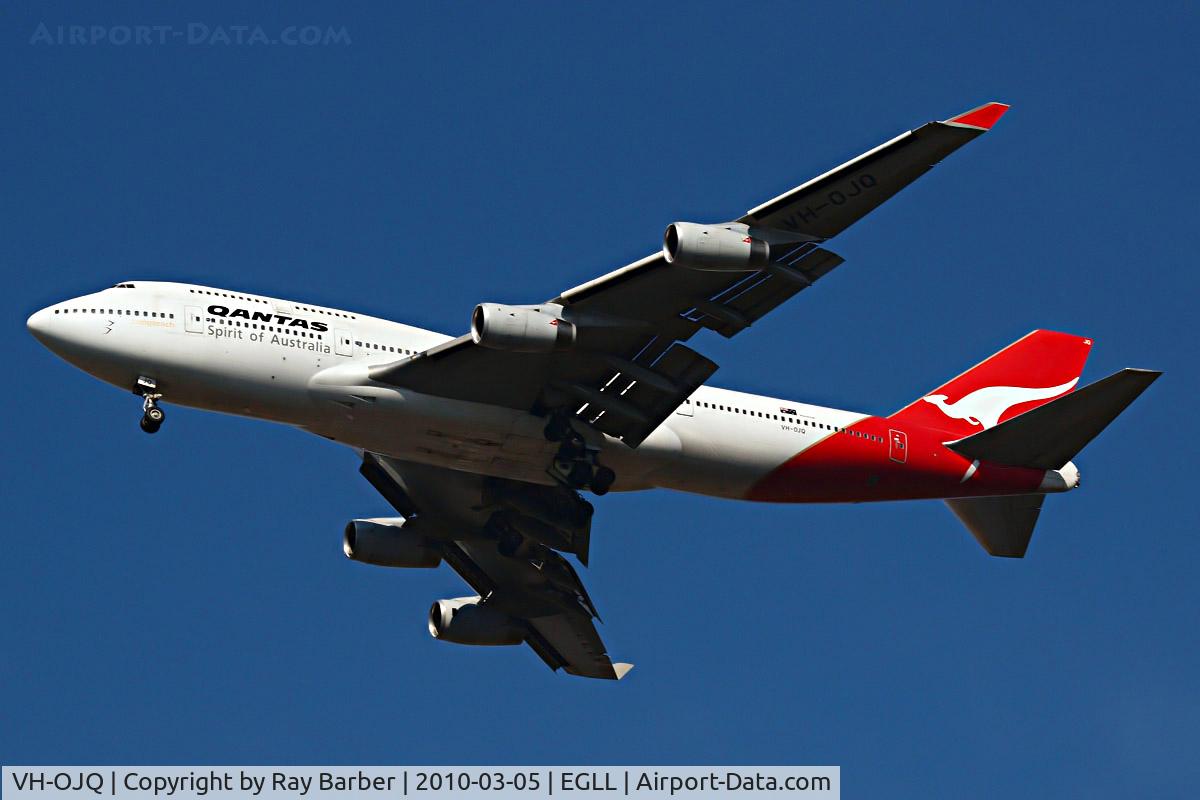 VH-OJQ, 1992 Boeing 747-438 C/N 25546, Boeing 747-438 [25546] (QANTAS) Home~G 05/03/2010