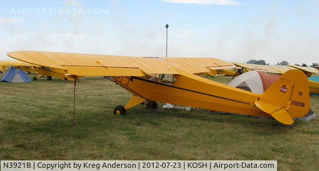 N3921B, 1949 Piper J3C-65 Cub C/N 13357, EAA AirVenture 2012