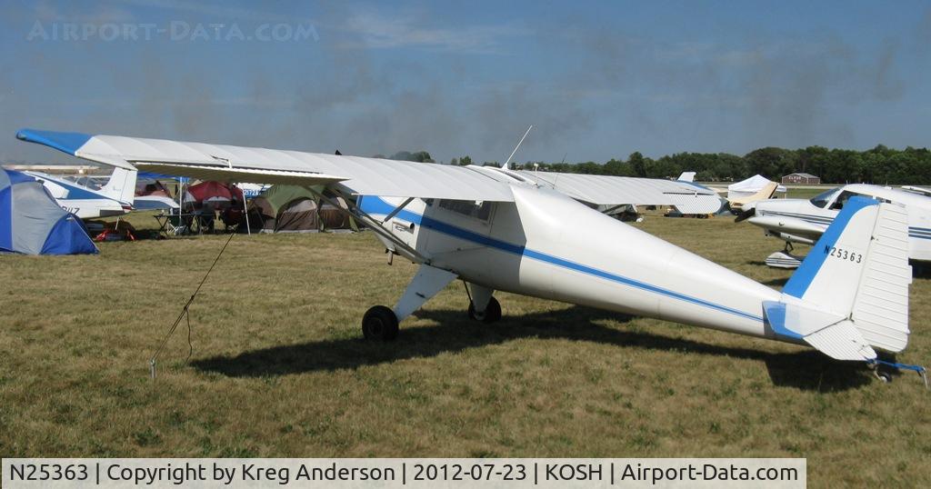 N25363, 1940 Silvaire Luscombe 8A C/N 1239, EAA AirVenture 2012
