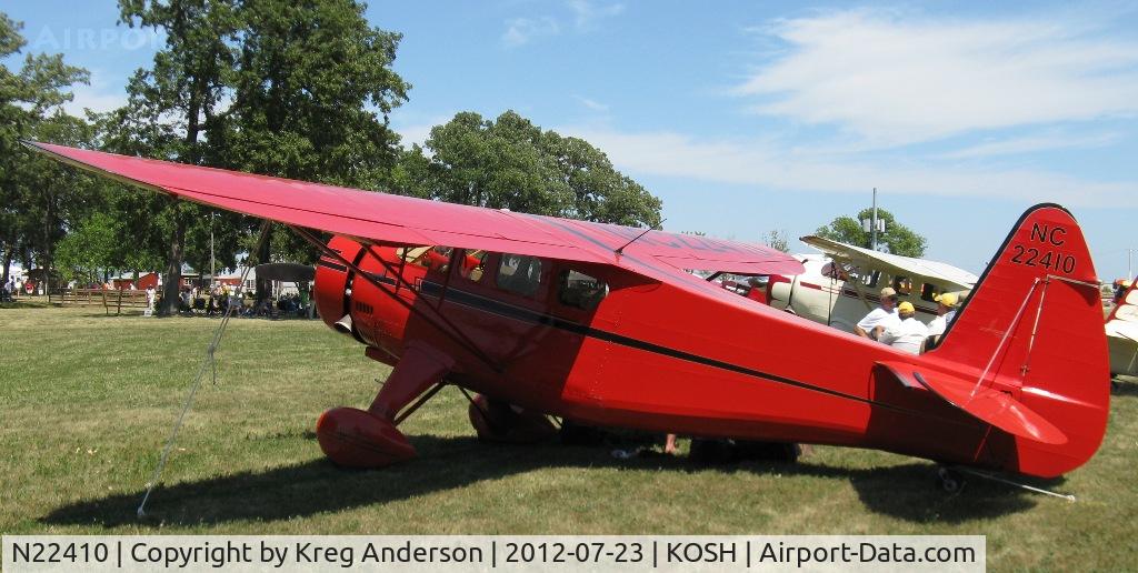 N22410, 1940 Howard Aircraft DGA-15P C/N 509, EAA AirVenture 2012