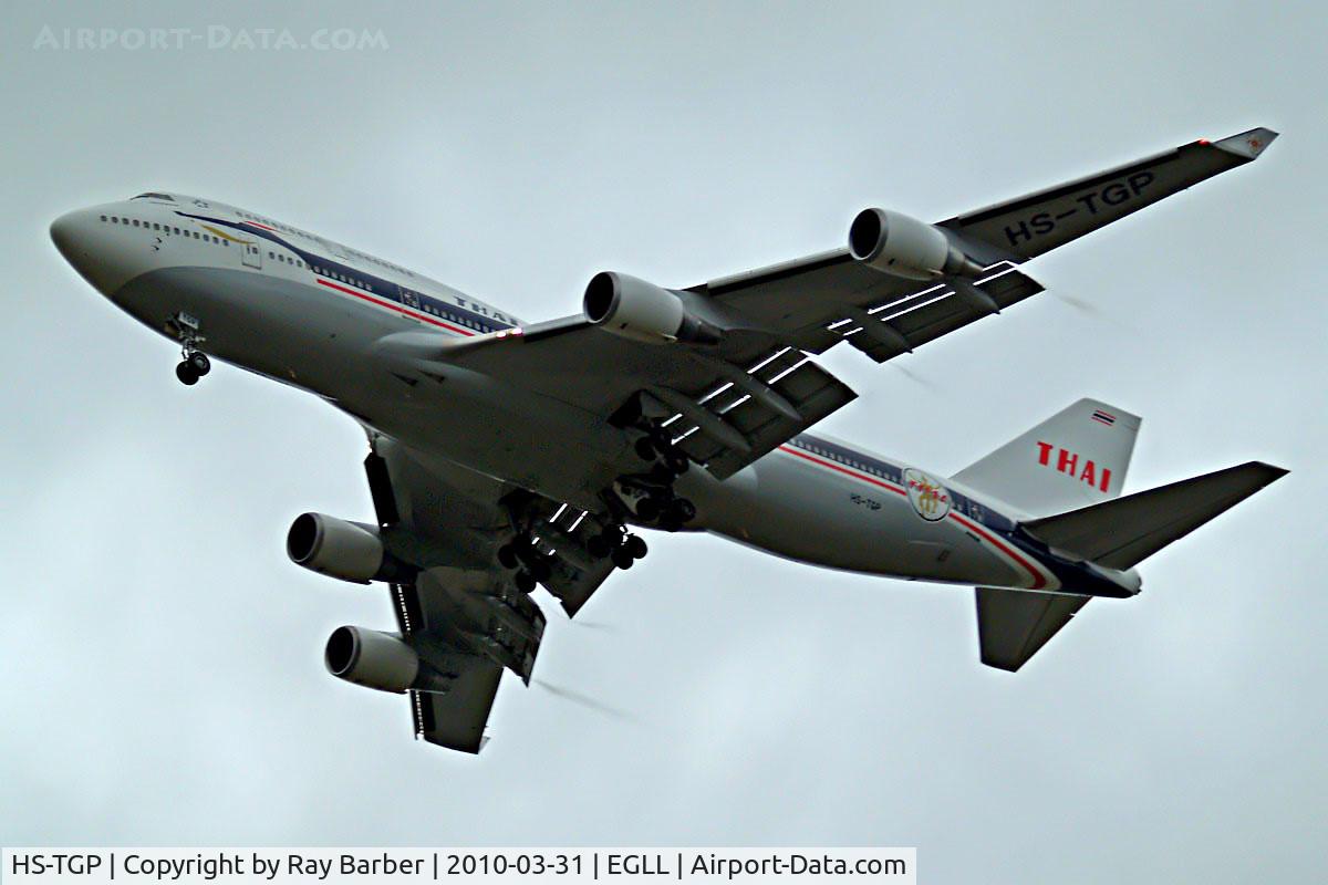 HS-TGP, 1994 Boeing 747-4D7 C/N 26610, HS-TGP   Boeing 747-4D7 [26610] (Thai Airways) Home~G 31/03/2010