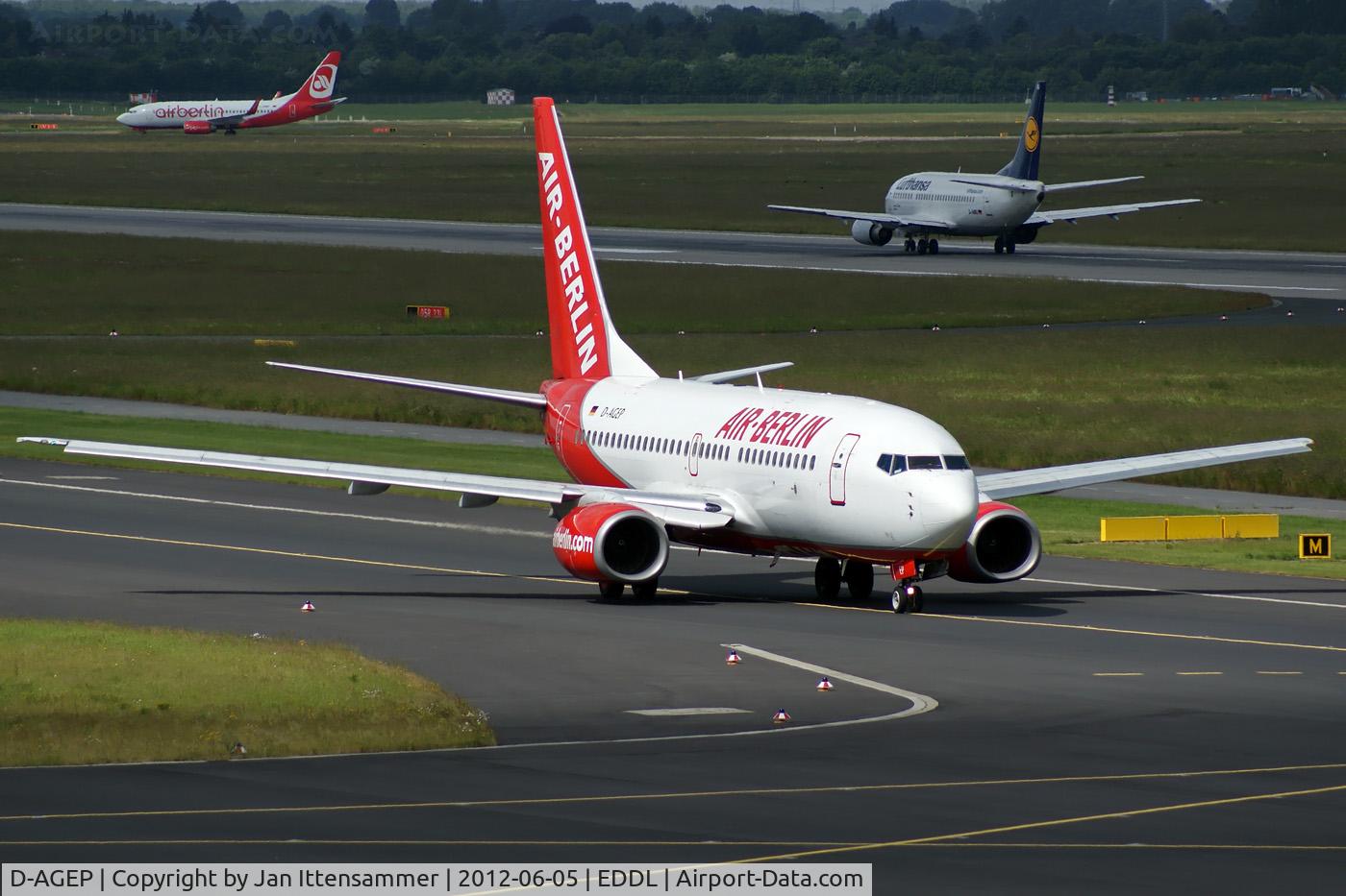 D-AGEP, 1998 Boeing 737-75B C/N 28102, D-AGEP @ EDDL