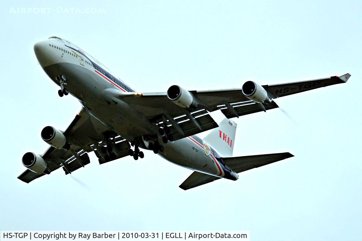 HS-TGP, 1994 Boeing 747-4D7 C/N 26610, HS-TGP   Boeing 747-4D7 [26610] (Thai Airways) Home~G 31/03/2010